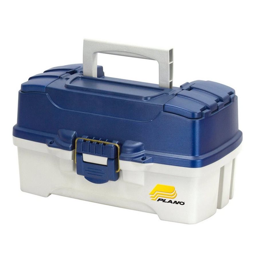 Two-Tray Tackle Box - betesväska BLUE METALLIC / EN STL