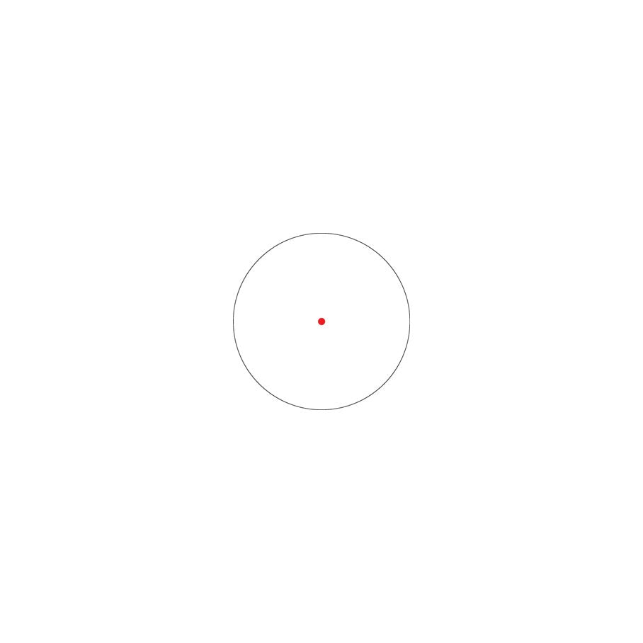 Crossfire rödpunktssikte 2 MOA Gen 2 EN STL