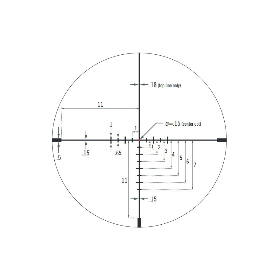 Viper PST Gen II 1-6x24 SFP VMR-2 MRAD Belyst Kikarsikte 30 MM