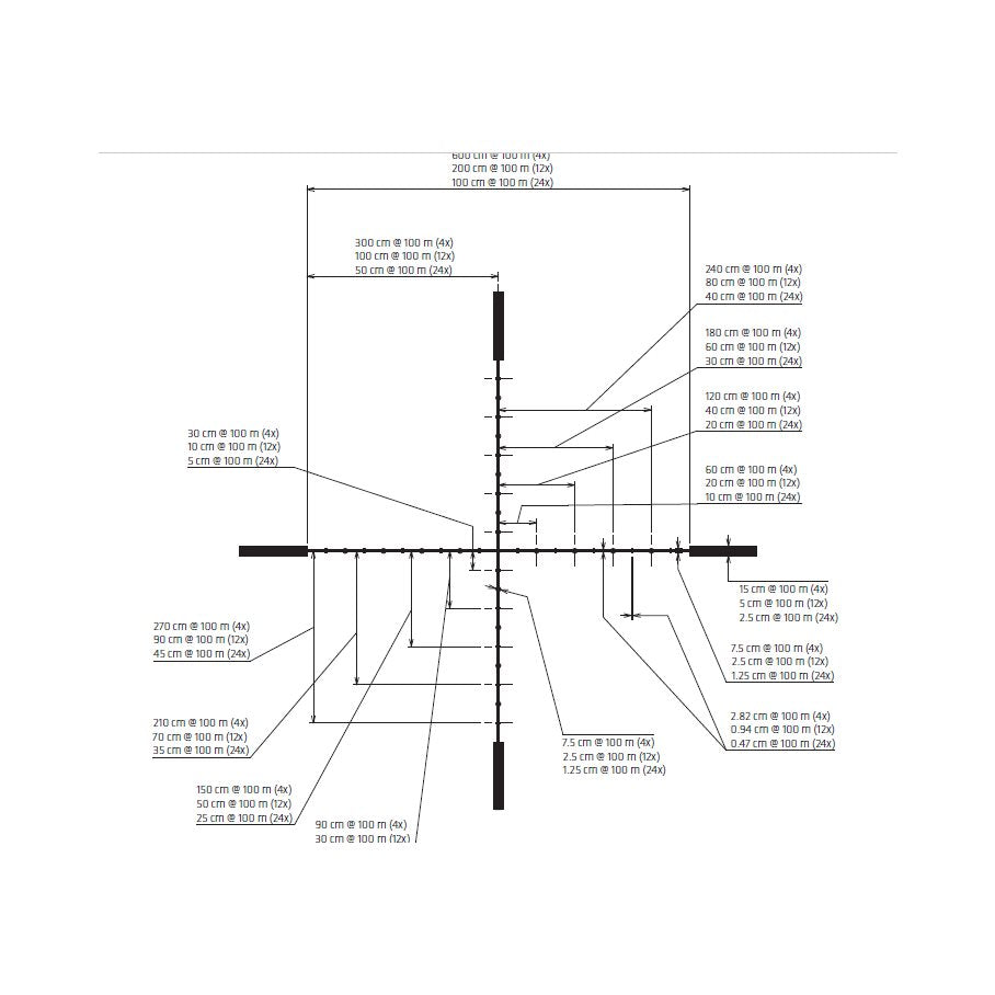 Titanium HD 4-24x50 SF Di-MD Belyst Sikte Med Utbytbara Rattar 30 MM