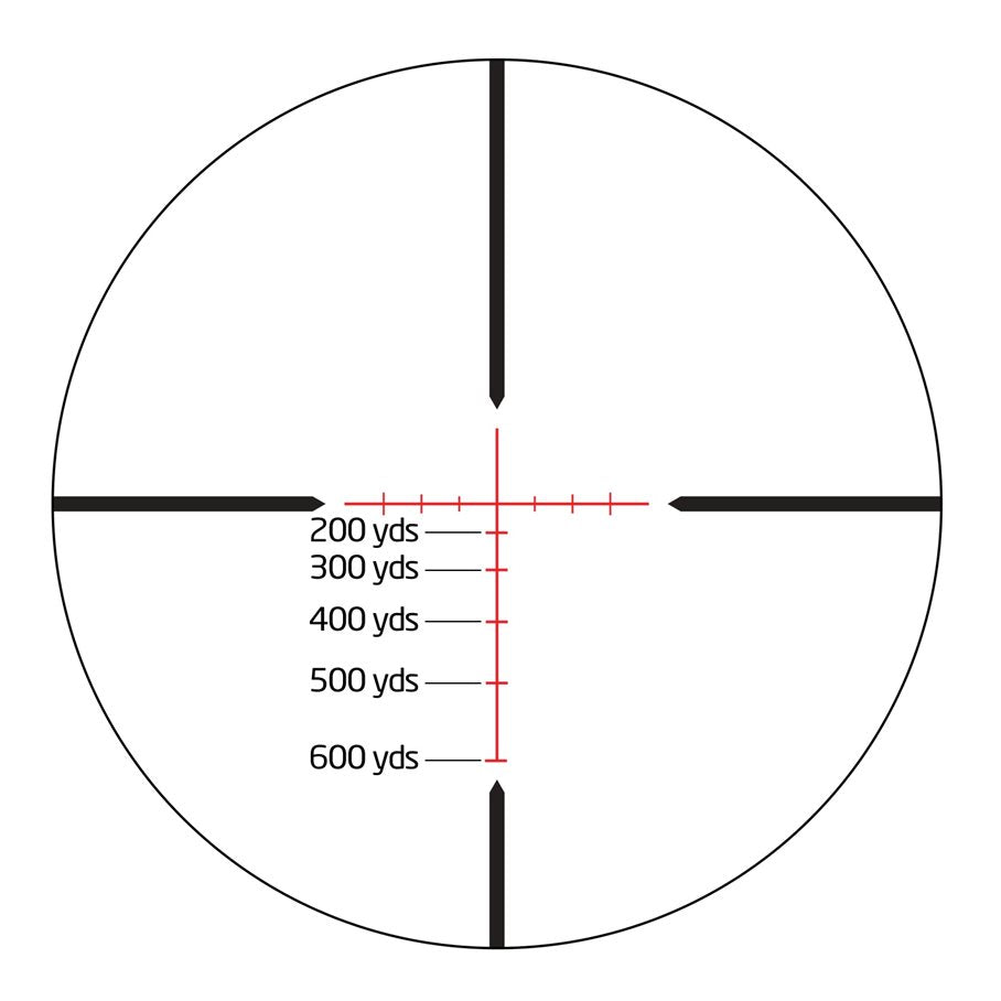 Midas HMR HD 2,5-15x50 SF SFP MOA Belyst Kikarsikte 30 MM / BDC 600A