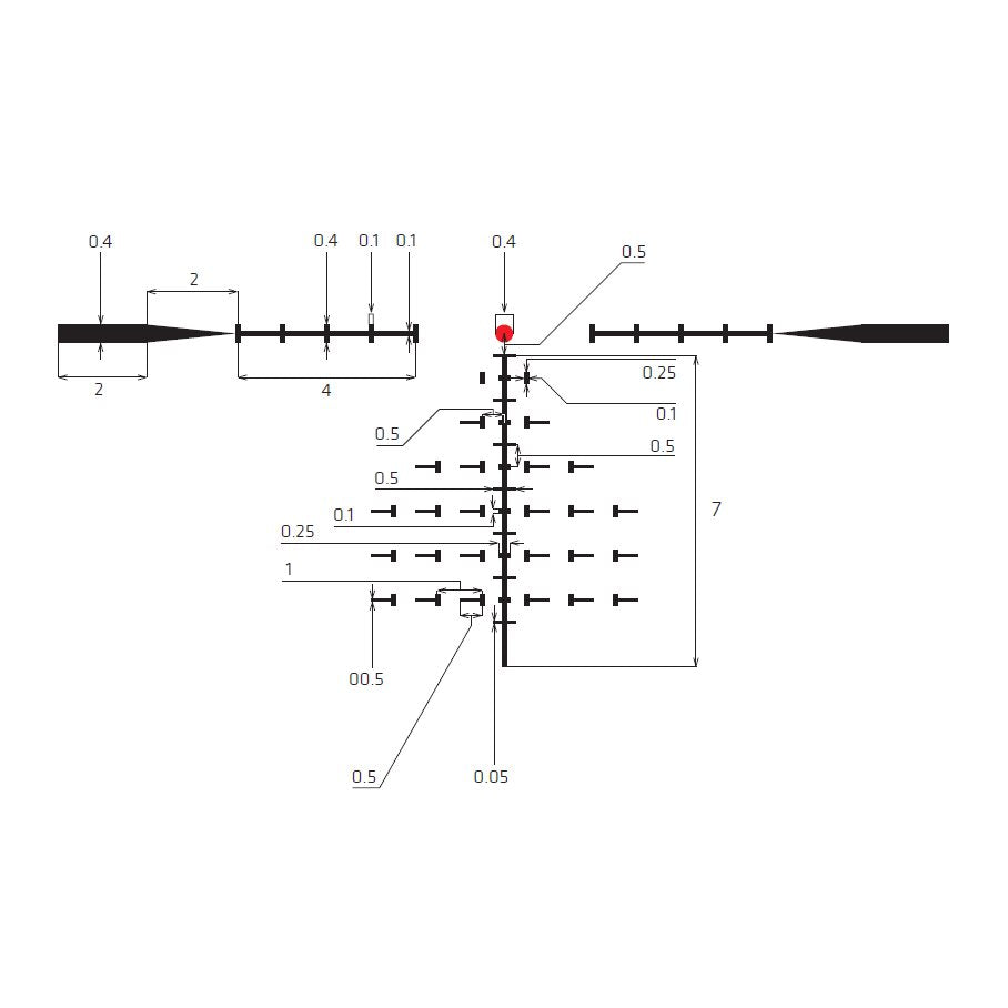 Hornet 1-6x24 Belyst Kikarsikte 30 MM / D2MR