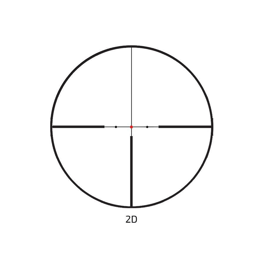 Titanium HD 2,5-15x50 Belyst Kikarsikte 2D / 30 MM