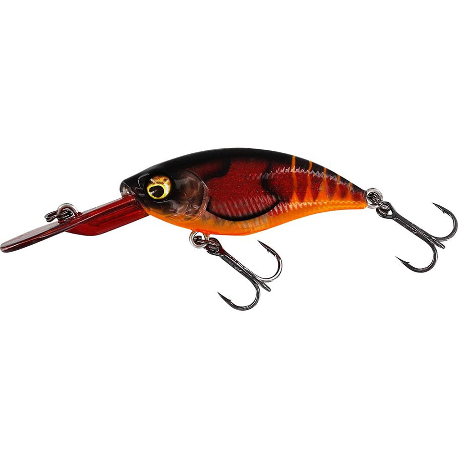 Buzzbite Crankbait 4 cm 4 g Low Floating Wobbler FIRE CRAW / EN STL