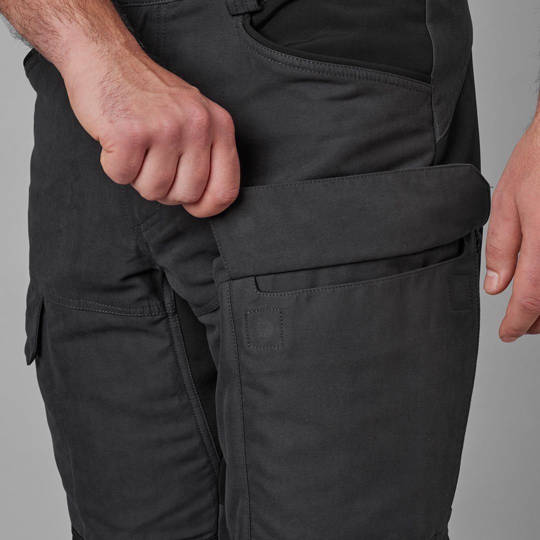 Scandinavian byxor PHANTOM GREY/BLACK / 56