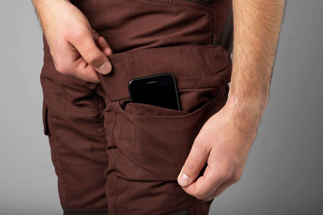 Scandinavian byxor BLODSTONE RED/SHADOW BROWN / 50