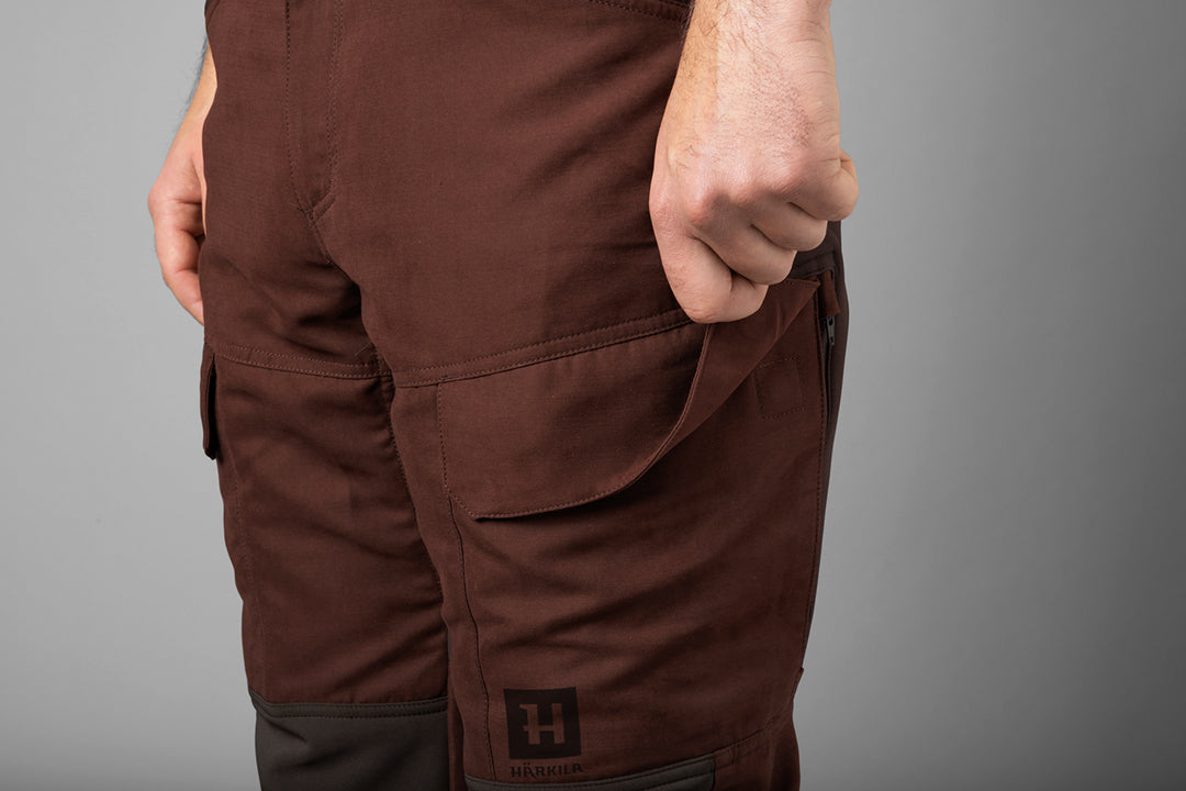 Scandinavian byxor BLODSTONE RED/SHADOW BROWN / 50