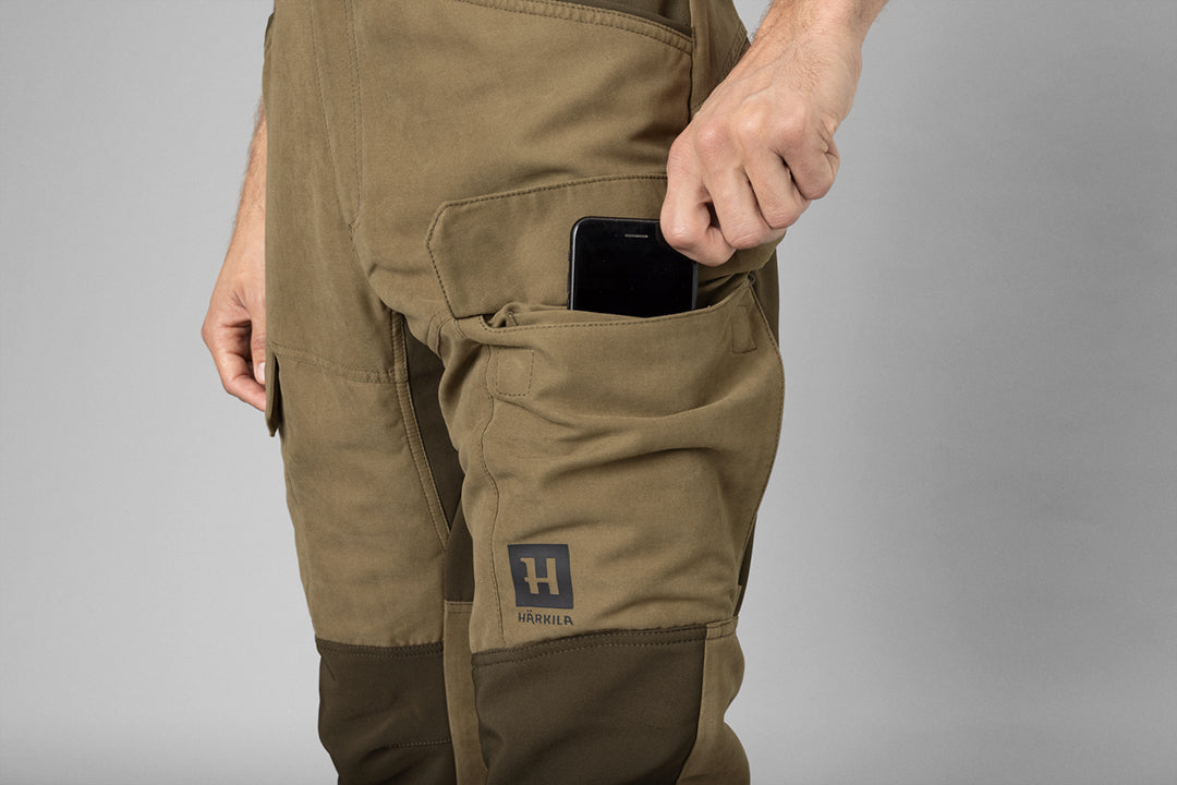 Scandinavian byxor DARK ANTIQUE BRONZE/WILLOW GREEN / 48/32