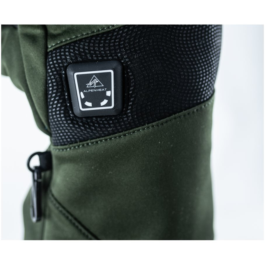 Fire Hunting Värmehandske Li-ion GRÖN / S