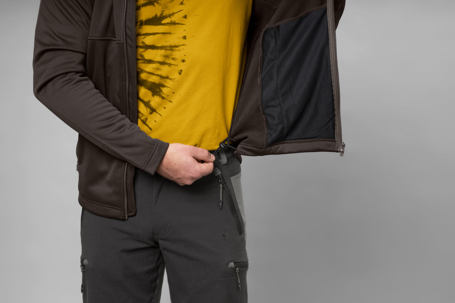 Elliot Fleece DARK BROWN / XXL