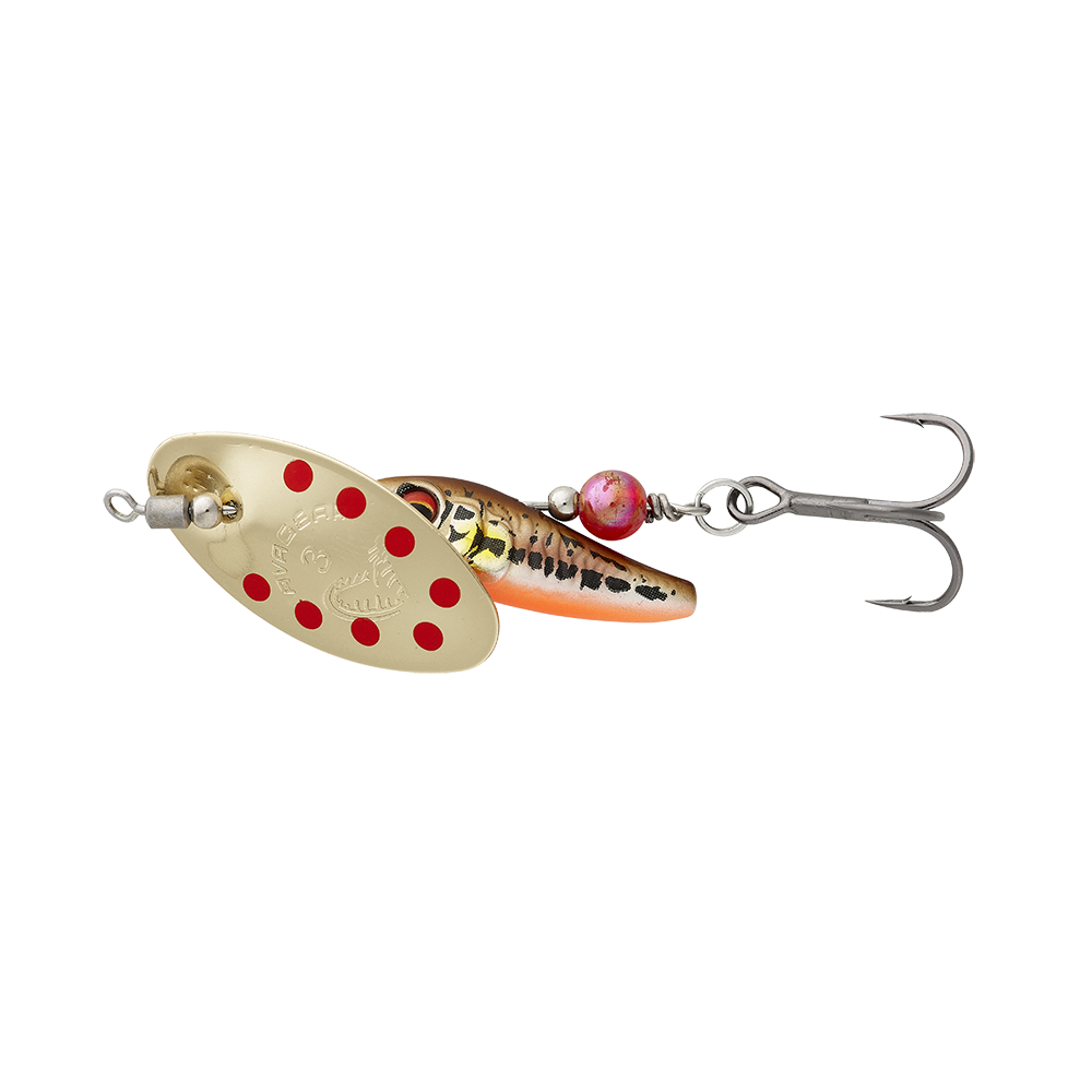 Sticklebait Spinner GOLD RED / #2