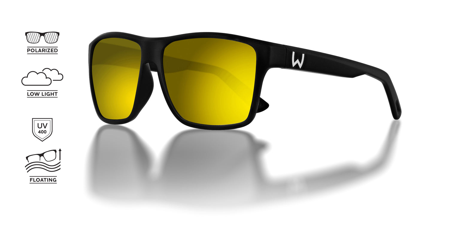 W6 Street Solglasögon LB BROWN LM YELLOW AR GREEN / .