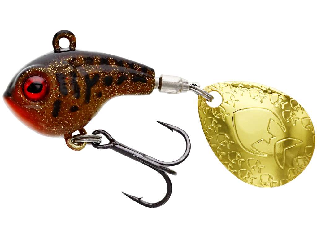 Dropbite Spin Tail Jig MOTOROIL BURBOT / 3,4 CM OCH 17 GRAM