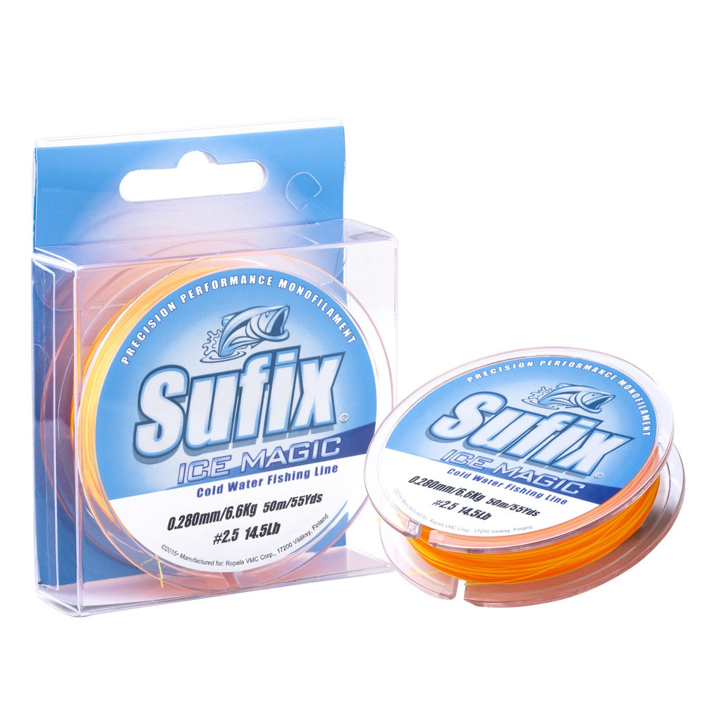 Sufix Ice Magic 50 meter ORANGE / 0,245 MM