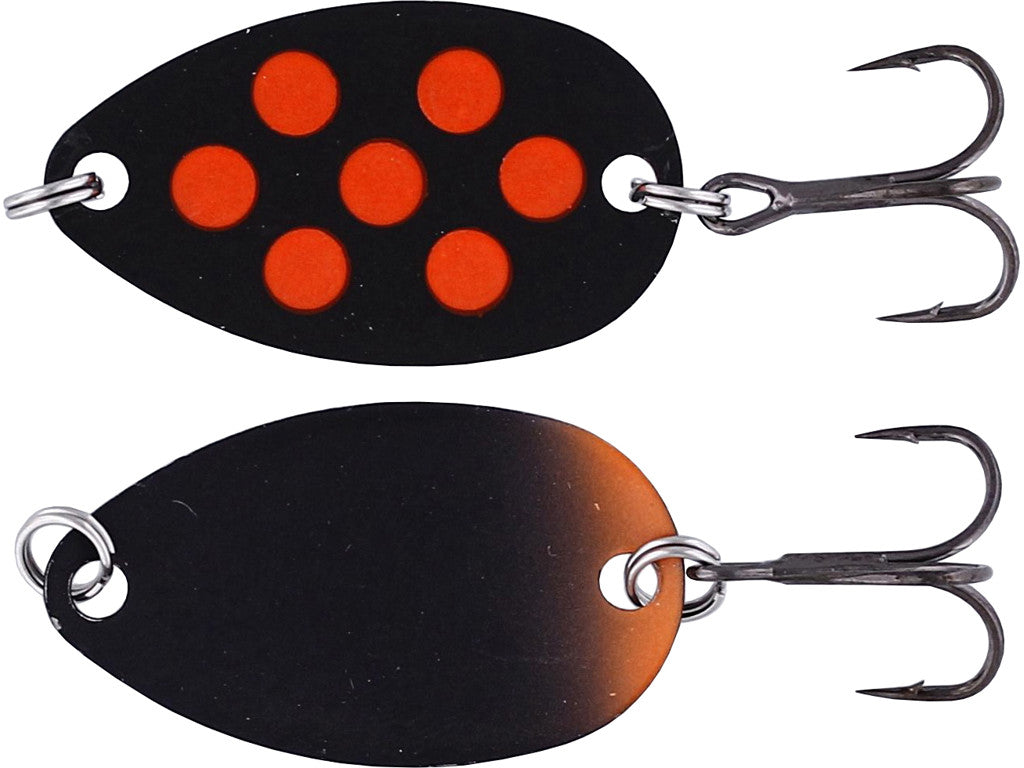 Fidusen Skeddrag BLACK ORANGE DOTS / 3,2 CM OCH 2,8 GRAM