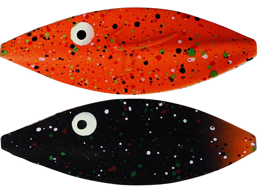 Twister Skeddrag BLACK ORANGE SPLAT / 5,1 CM OCH 7,5 GRAM