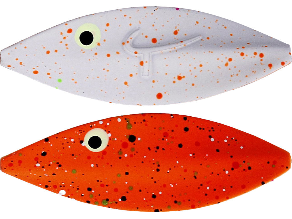 Twister Skeddrag ORANGE WHITE (GLOW) SPLAT / 5,1 CM OCH 7,5 GRAM