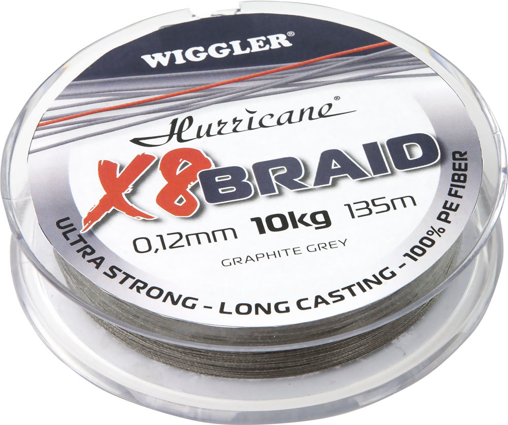 X8 Braid 135 m Flätlina GREY / 0,10 MM