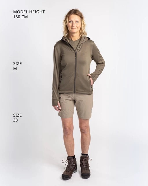 Hoodie Finnveden Dam OLIVE / XS