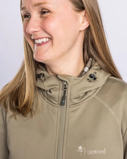 Hoodie Finnveden Dam OLIVE / M