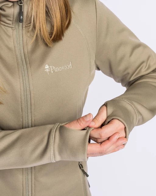 Hoodie Finnveden Dam MID KHAKI / XS