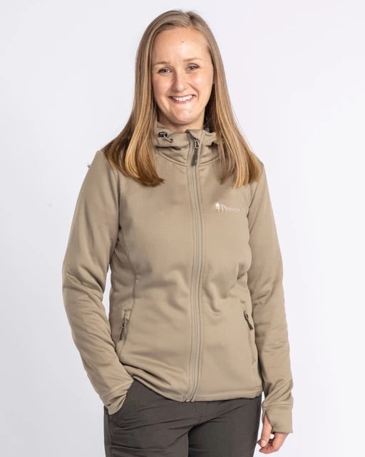 Hoodie Finnveden Dam MID KHAKI / M