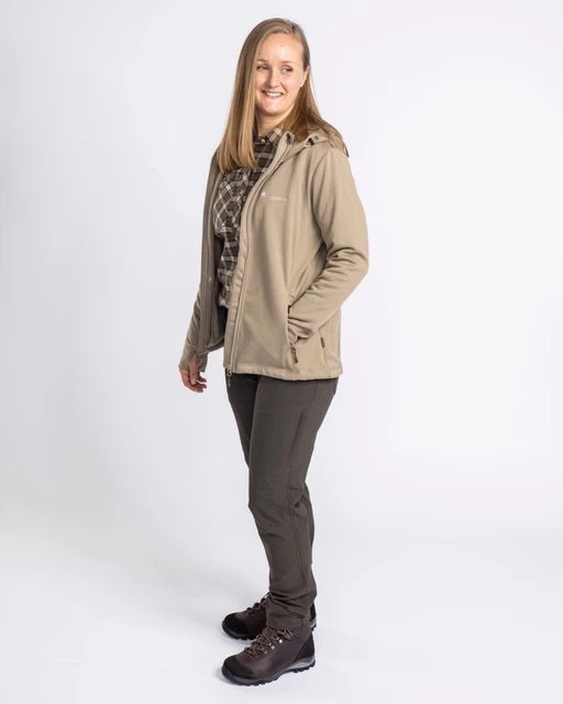 Hoodie Finnveden Dam MID KHAKI / L