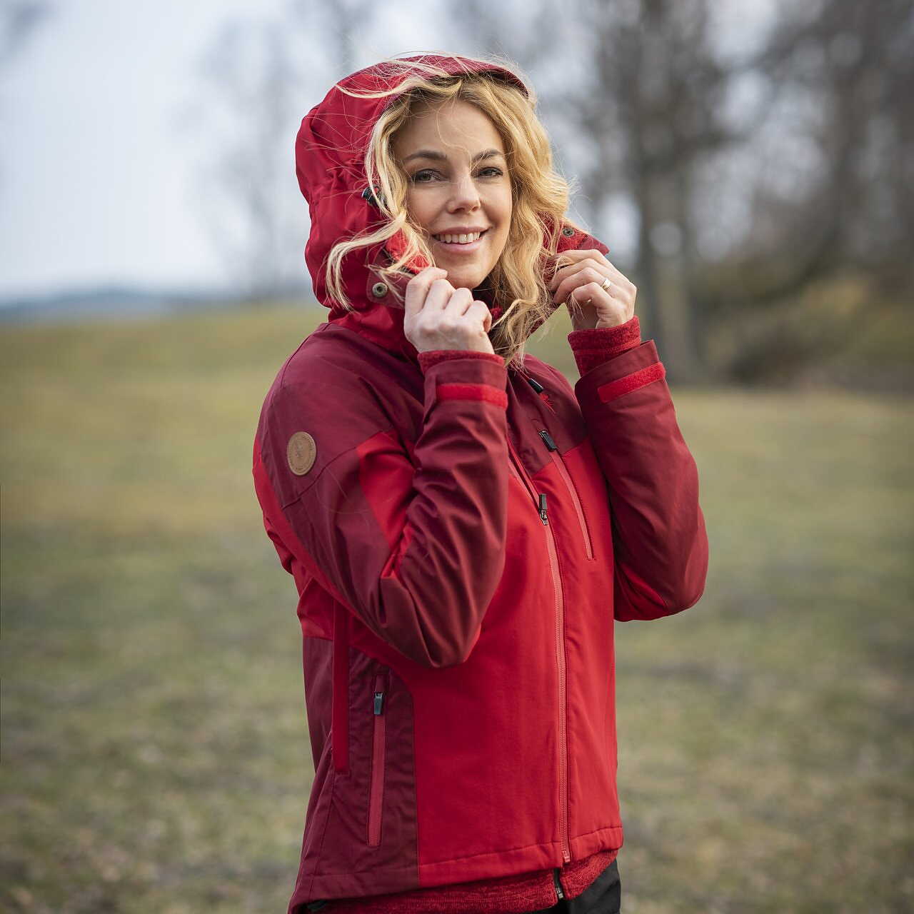 Jacka Finnveden Hybrid Extreme Dam RÖD / XXL