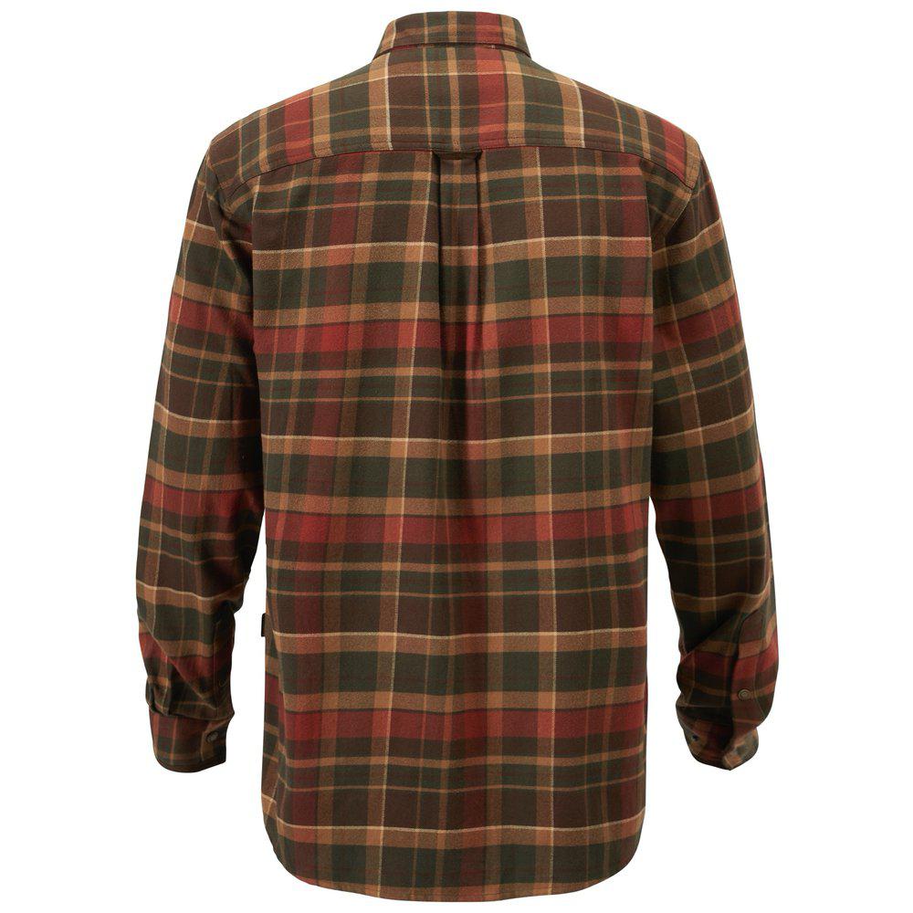 Skjorta Prestwick Exclusive D.GREEN/TERRACOTTA / S