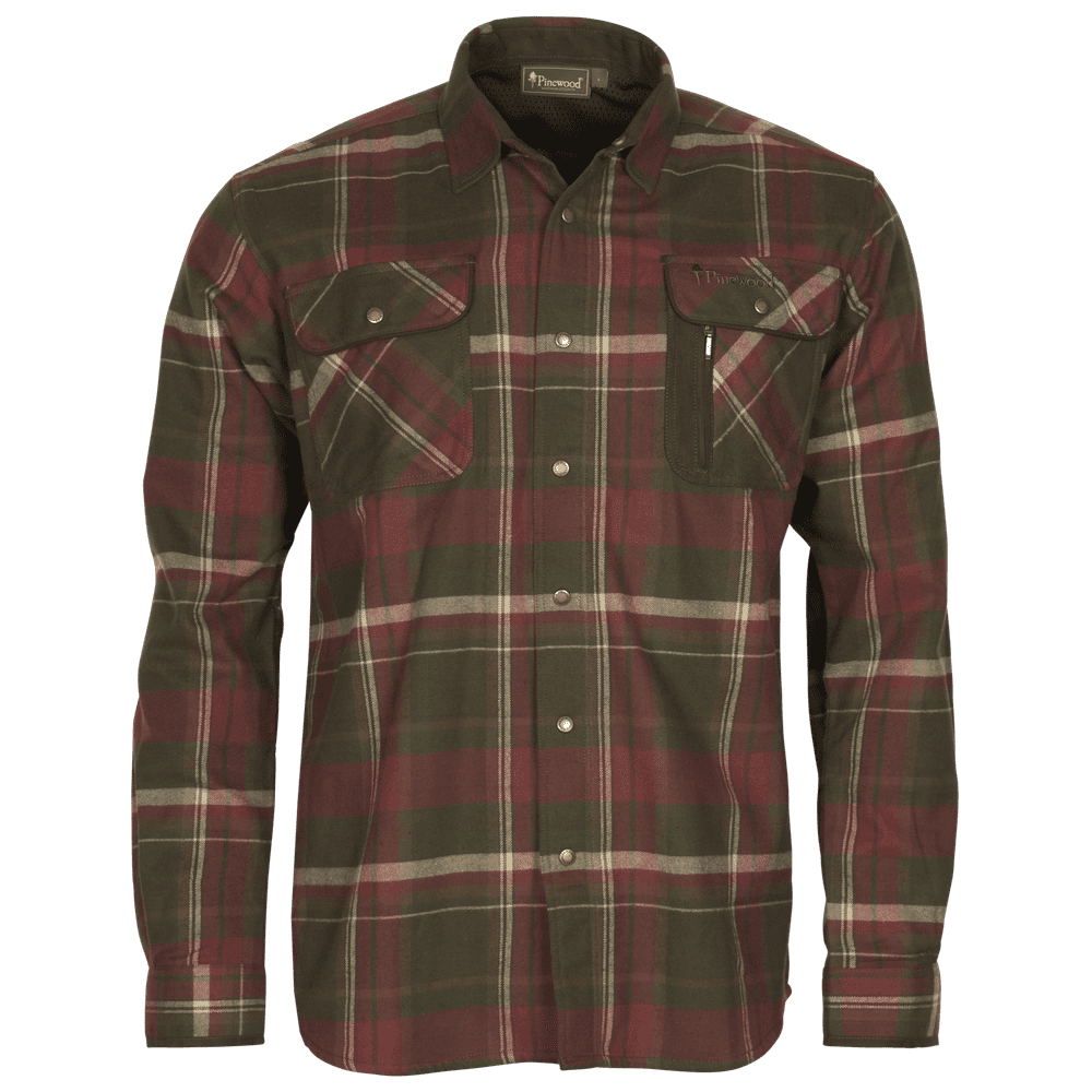 Skjorta Cornwall D.GREEN/D.COPPER / 3XL