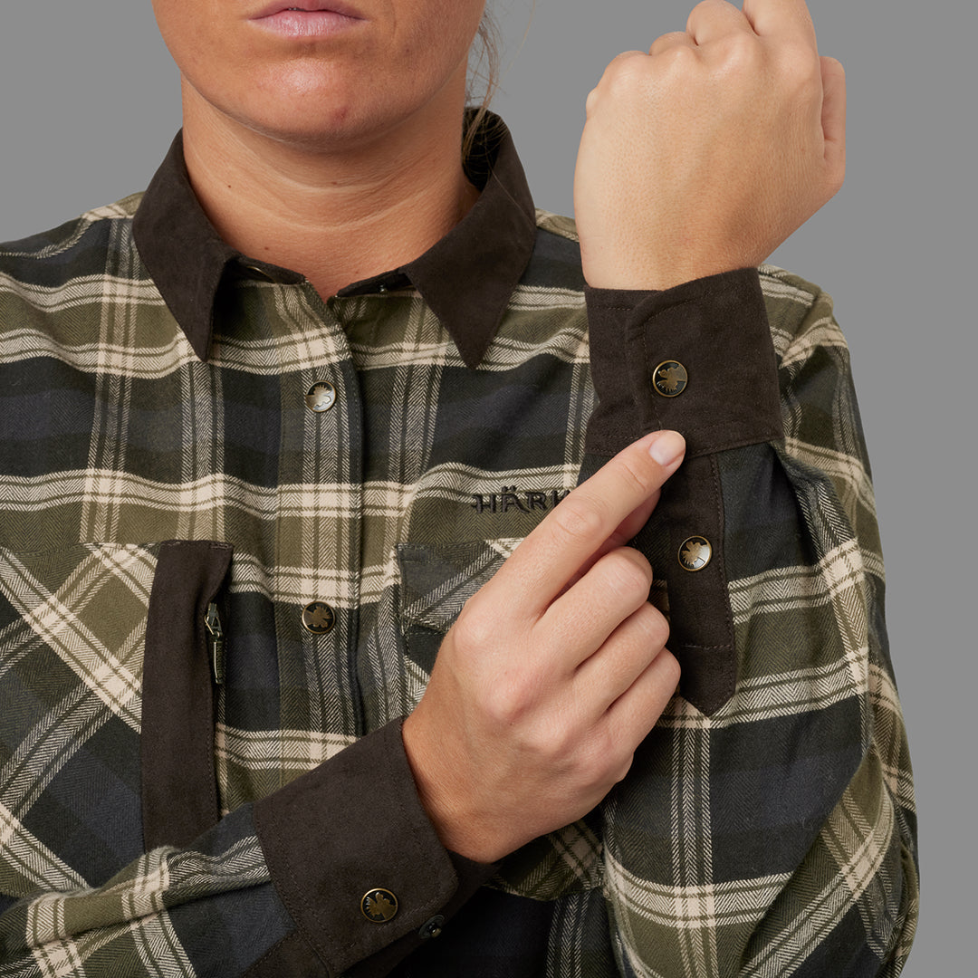 Aivak L/S Skjorta - Dam OLIVE / XXL