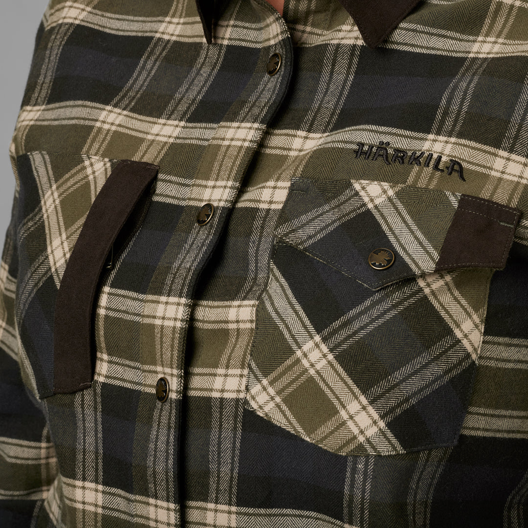 Aivak L/S Skjorta - Dam OLIVE / XXL