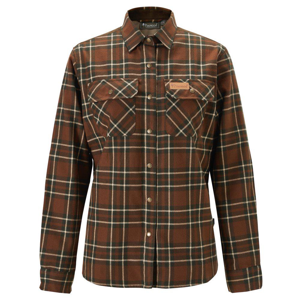 Skjorta Douglas Dam NOUGAT/BEIGE / L