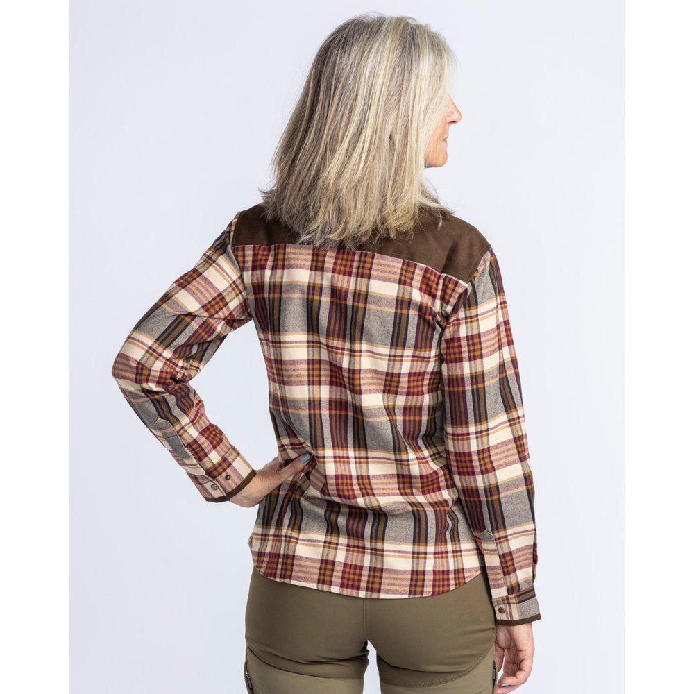Skjorta Prestwick Exclusive Dam BORDEAUX/BEIGE / L