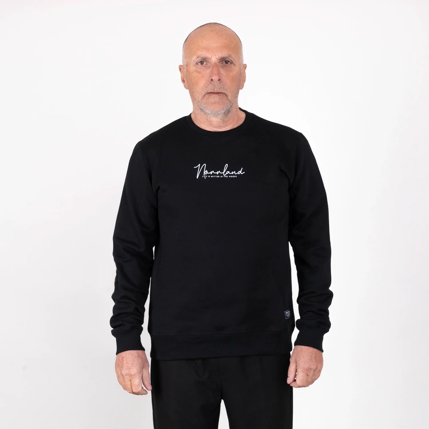 Life Crewneck BLACK / XS