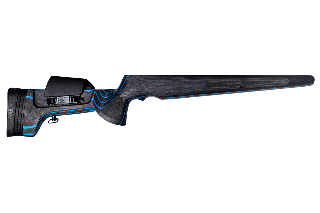 Laminatkolvar SVART/BLÅ / TIKKA MASTER 590