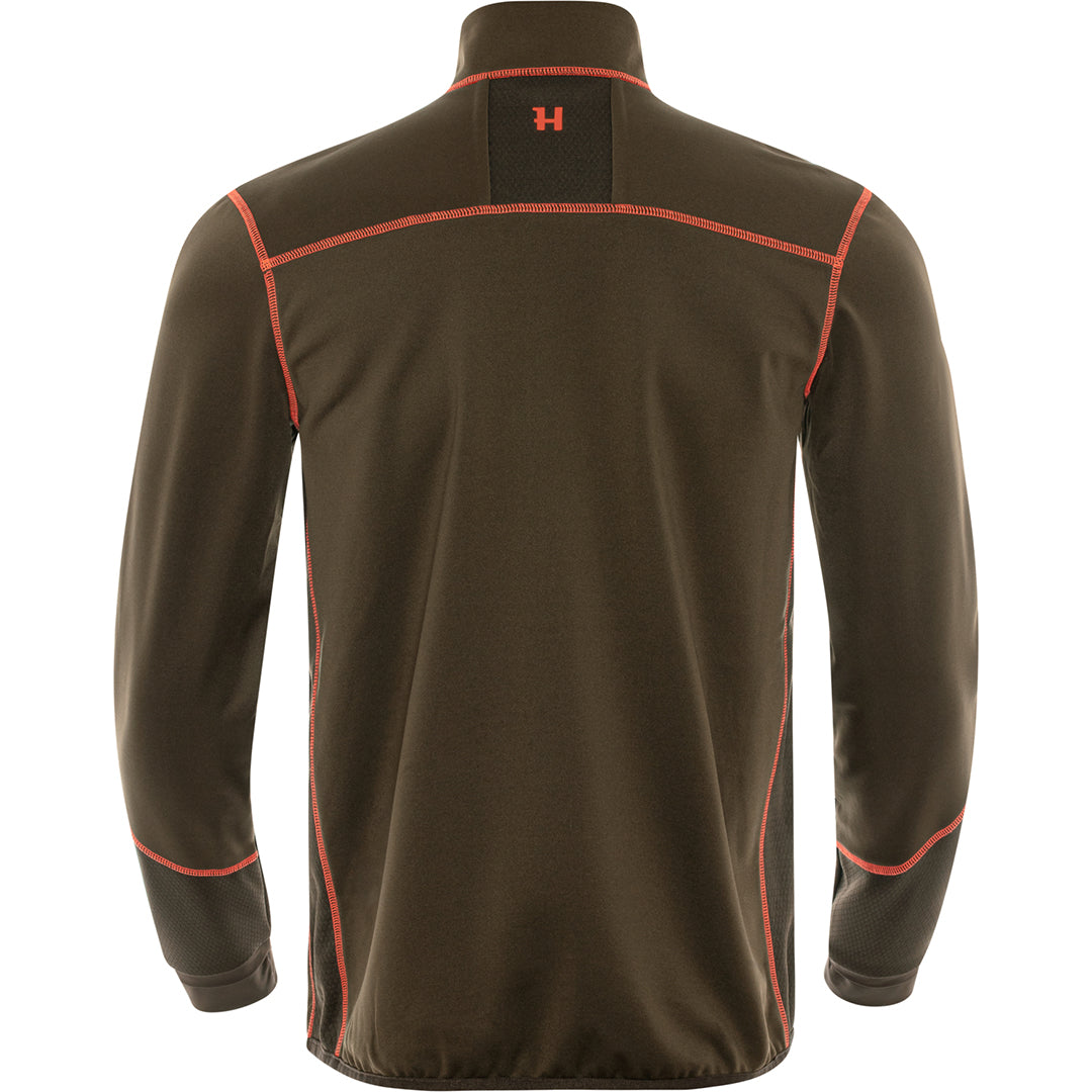 Scandinavian Fleece Jacka WILLOW GREEN/SHADOW BROWN / L