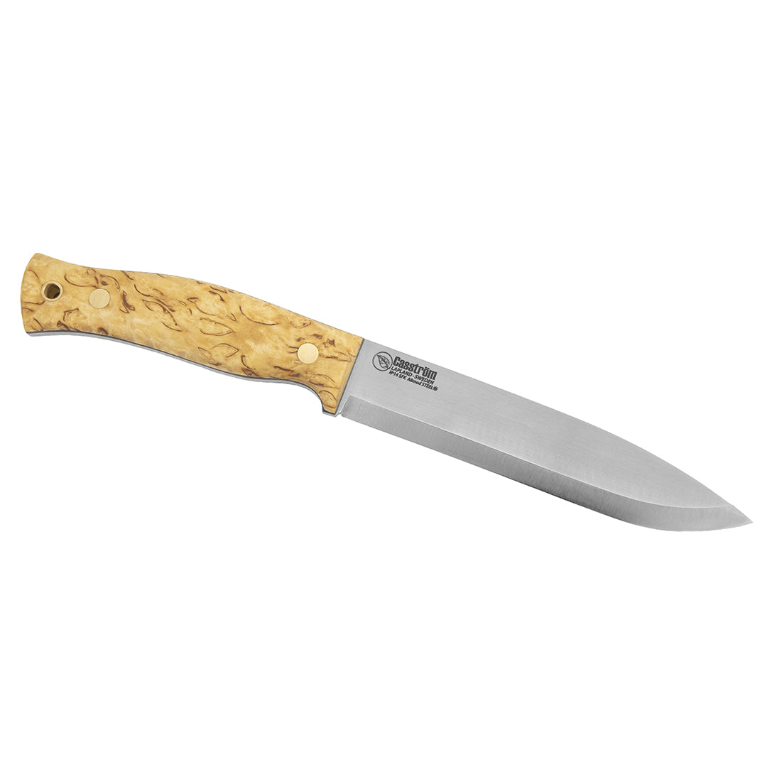No.14 Swedish Forest Knife Masurbjörk MASURBJÖRK MED TÄNDSTÅL / ONE SIZE