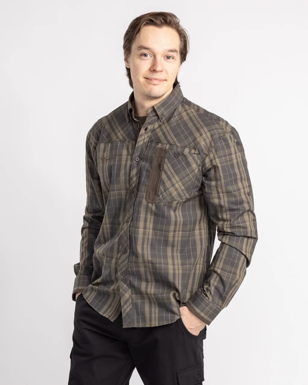 Wolf Shirt Men MÖRK GRÖN / 3XL