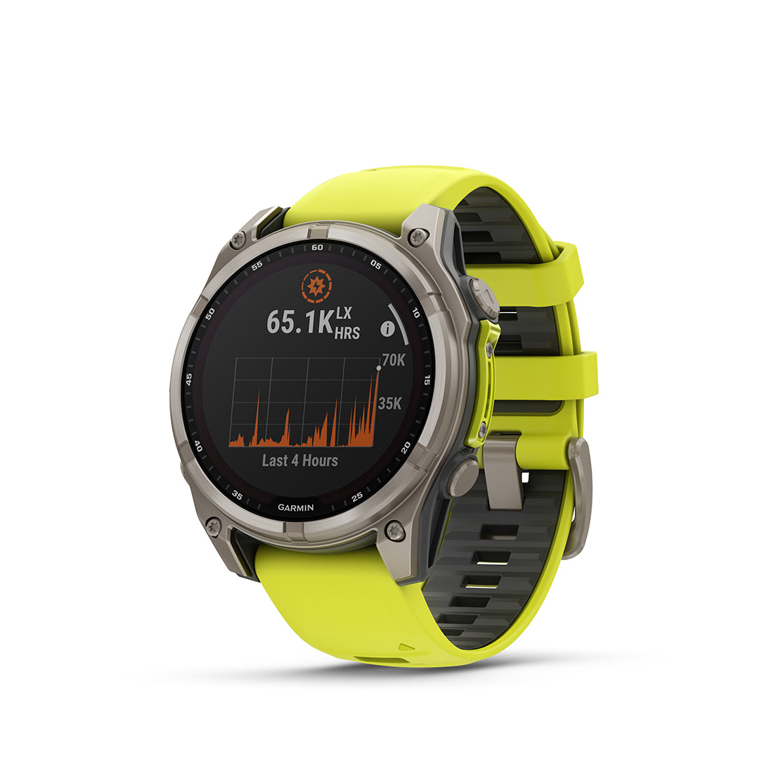 Fenix 8 Solar Sapphire 47 mm TITANIUM/AMP YELLOW / ONE SIZE