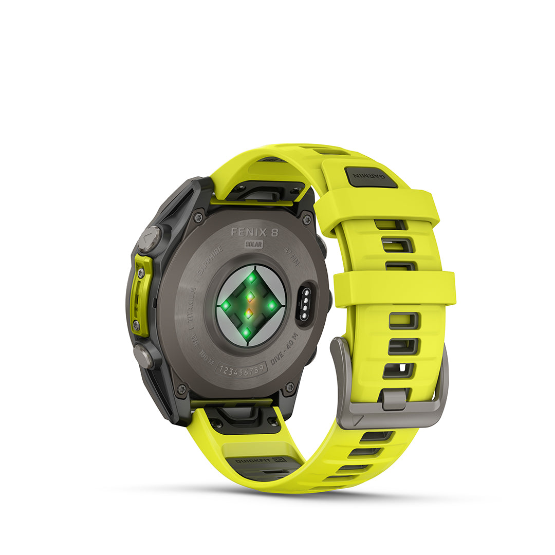 Fenix 8 Solar Sapphire 47 mm TITANIUM/AMP YELLOW / ONE SIZE