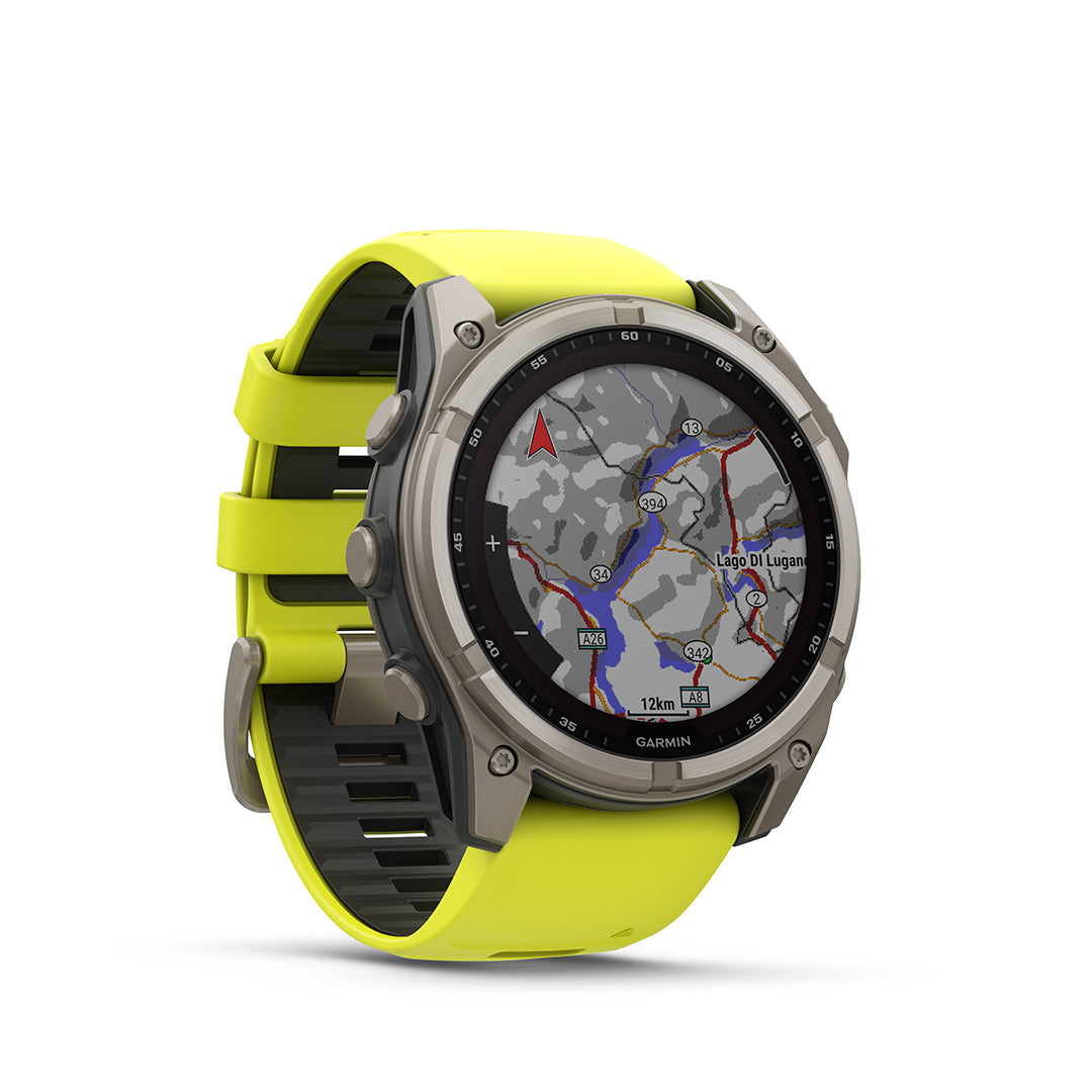 Fenix 8 Solar Sapphire 51 mm TITANIUM/AMP YELLOW / ONE SIZE