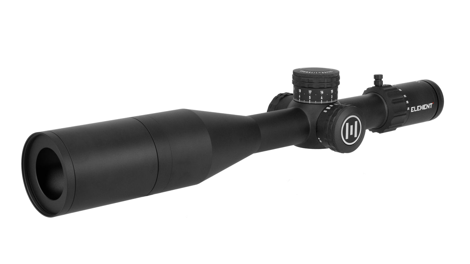 Theos 6-36x56 FFP APR-2D Black MRAD Belyst Långhålls Sikte