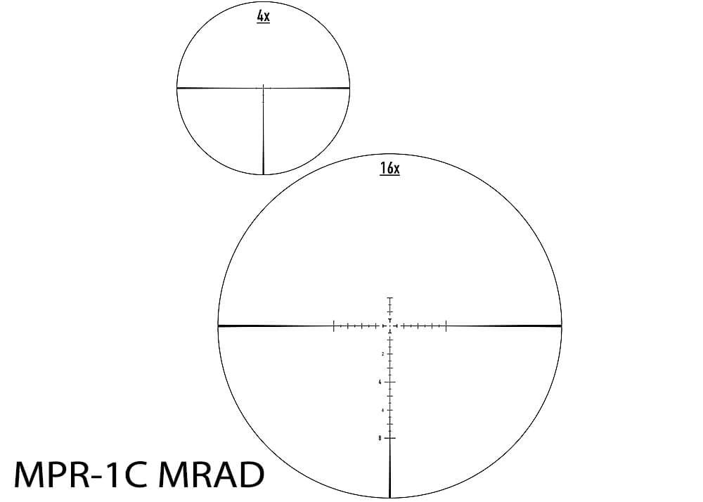 Helix Gen2 4-16x44 FFP MPR-1C MRAD
