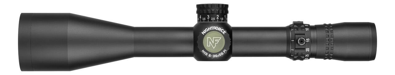 NX6 6-36x56 F1 FFP MIL Belyst Kikarsikte