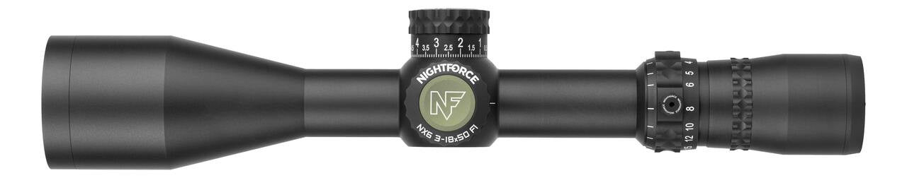 NX6 3-18x50 F1 FFP MIL Belyst Kikarsikte