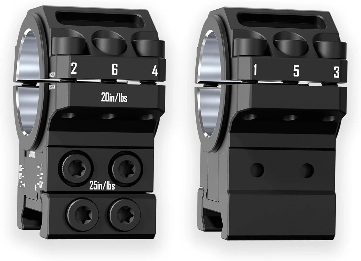 Justerbara Picatinnyringar, 30,40-35,56 mm