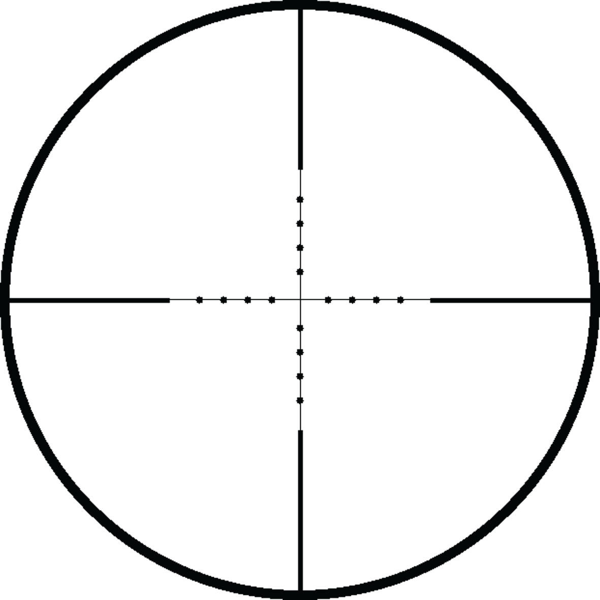 Vantage 3-9x40, Riktmedel Mil Dot Belyst