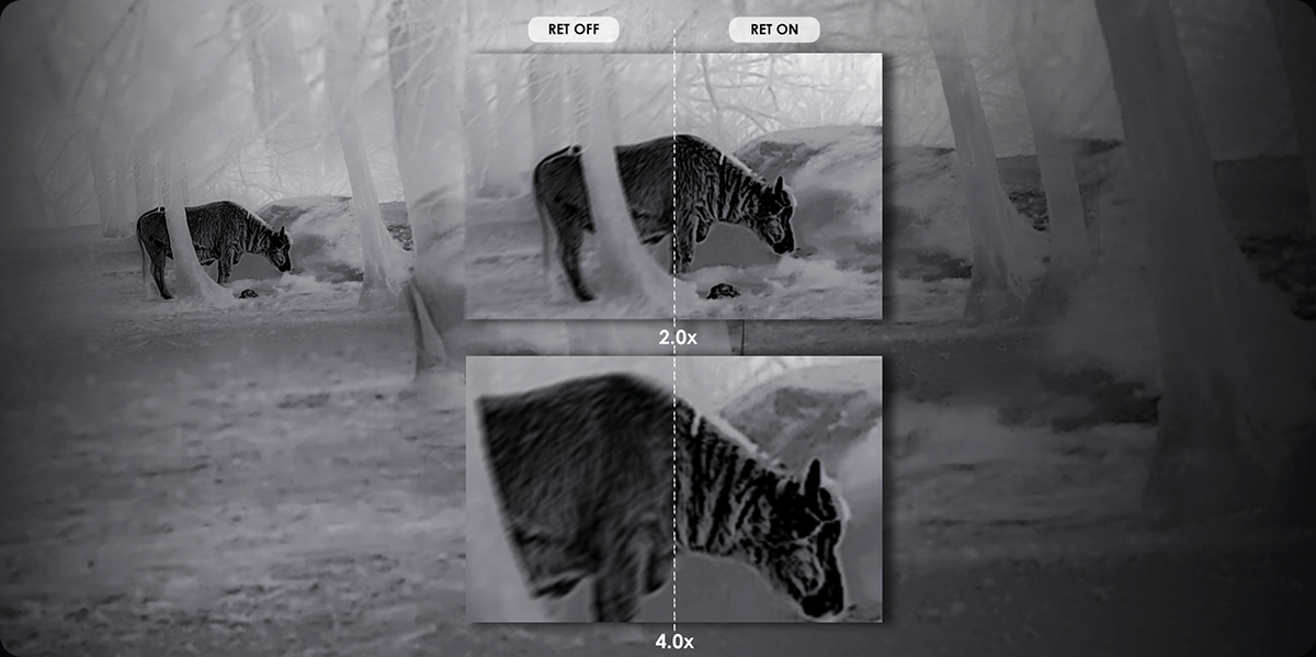 Titan T6 640x480, 35 mm Värmekamera Med Laseravståndsmätare