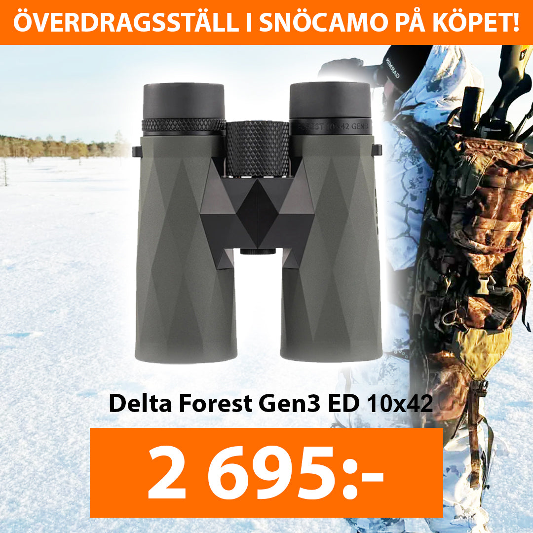 Kampanj: Forest Gen3 ED 10x42 Kikare + Överdagsställ på köpet!